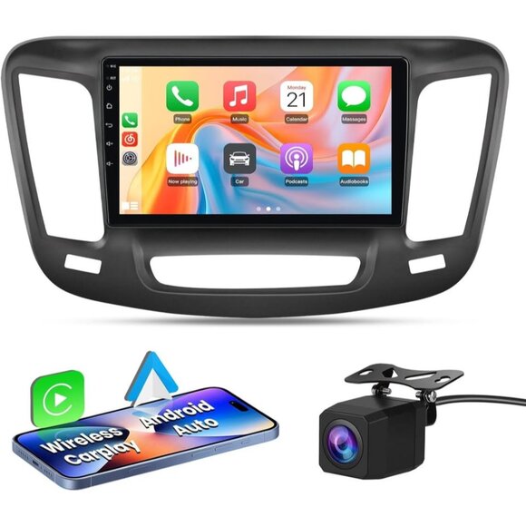 AWESAFE 9" Android 13 Touch Car Stereo for Chrysler 200/200C 2015–2017 with - Picture 2 of 7